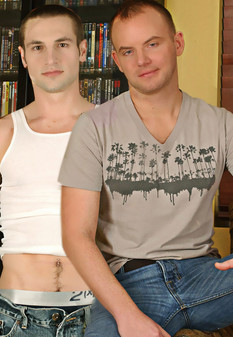 Lance Howard and Robbie Ireland in My Brother's Hot Friend: Brothers friend, Family friend, Friend, Couch, Living Room, Ball licking, Blonde, Deep-throating, Dirty talk, Kissing, Lean, Natural bush, Piercings, Rimming, Tight ass, Uncut, Young guy